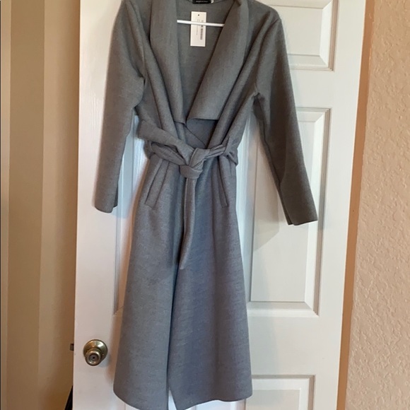 Belted long coat - Picture 2 of 4